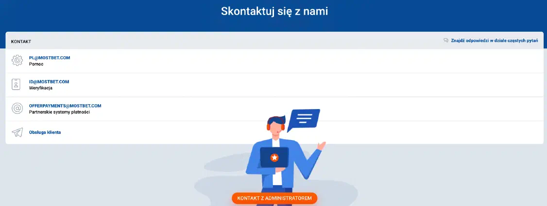 Wsparcie Klienta w Mostbet