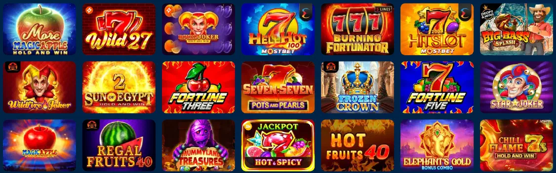 Automat do gry w Mostbet