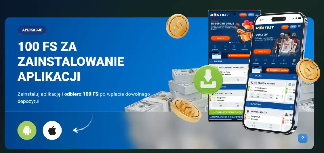 100fs for instal app Mostbet